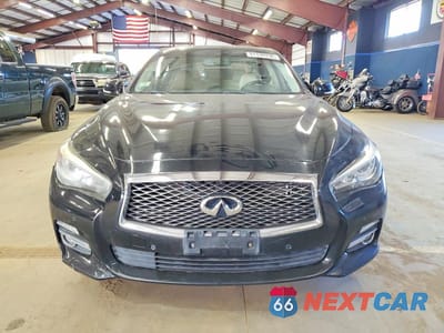 Piąte zdjęcie samochodu w środku: 2014 INFINITI Q50 HYBRID PREMIUM VIN:JN1AV7AR8EM702243 - miniatura
