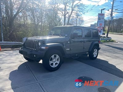 Drugie zdjęcie samochodu z przodu: 2019 JEEP WRANGLER UNLIMITED SPORT VIN:1C4HJXDG3KW539244 - miniatura