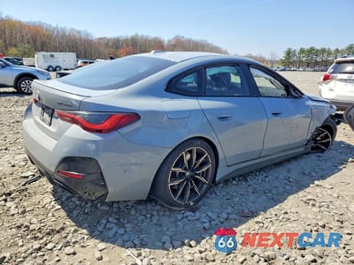 Trzecie zdjęcie samochodu z tyłu: 2022 BMW M440XI GRAN COUPE VIN:WBA13AW09NFM22634 - miniatura