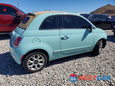 Trzecie zdjęcie samochodu z tyłu: 2017 FIAT 500 LOUNGE VIN:3C3CFFER3HT694370 - miniatura