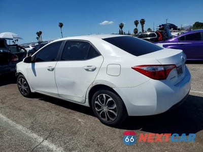 Drugie zdjęcie samochodu z przodu: 2016 TOYOTA COROLLA LE VIN:5YFBURHE6GP563104 - miniatura