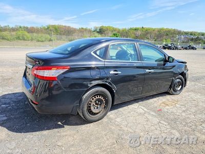 Trzecie zdjęcie samochodu z tyłu: 2013 NISSAN SENTRA SV VIN:1N4AB7AP5DN905688 - miniatura