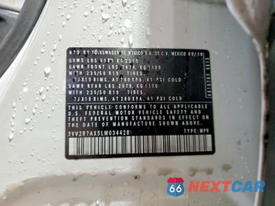 Zdjęcie 13 z 13 samochodu: 2020 VOLKSWAGEN TIGUAN SE VIN:3VV2B7AX5LM034428 - miniatura