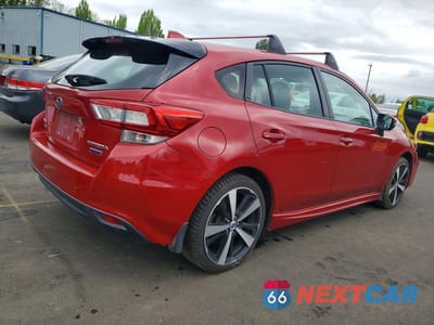 Trzecie zdjęcie samochodu z tyłu: 2018 SUBARU IMPREZA SPORT VIN:4S3GTAK68J1744616 - miniatura