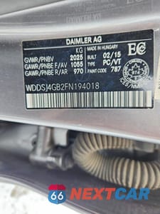 Zdjęcie 13 z 13 samochodu: 2015 MERCEDES-BENZ CLA 250 4MATIC VIN:WDDSJ4GB2FN194018 - miniatura