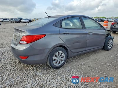 Trzecie zdjęcie samochodu z tyłu: 2016 HYUNDAI ACCENT SE VIN:KMHCT4AE3GU000644 - miniatura