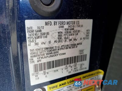Zdjęcie 13 z 13 samochodu: 2013 FORD EXPEDITION VIN:1FMJU1J52DEF13344 - miniatura