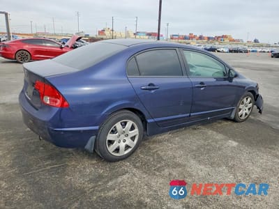Trzecie zdjęcie samochodu z tyłu: 2007 HONDA CIVIC LX VIN:1HGFA16547L073589 - miniatura