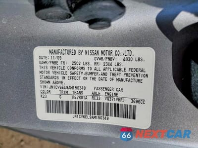 Zdjęcie 12 z 12 samochodu: 2010 INFINITI G37 COUPE X VIN:JN1CV6EL9AM150349 - miniatura