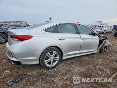 Trzecie zdjęcie samochodu z tyłu: 2018 HYUNDAI SONATA SEL VIN:5NPE34AF0JH639071 - miniatura
