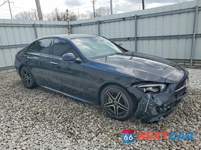 Czwarte zdjęcie samochodu z boku: 2022 MERCEDES-BENZ C 300 4MATIC VIN:W1KAF4HB9NR019252 - miniatura