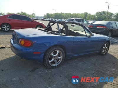 Trzecie zdjęcie samochodu z tyłu: 1999 MAZDA MX-5 MIATA VIN:JM1NB3539X0134309 - miniatura