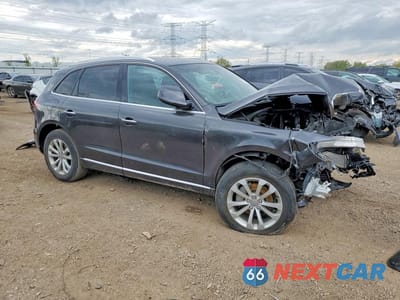Czwarte zdjęcie samochodu z boku: 2015 AUDI Q5 PREMIUM PLUS VIN:WA1LFAFP9FA108250 - miniatura