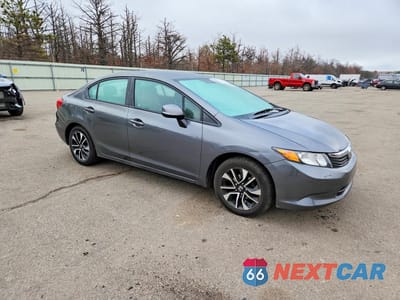 Czwarte zdjęcie samochodu z boku: 2012 HONDA CIVIC LX VIN:19XFB2F53CE310514 - miniatura