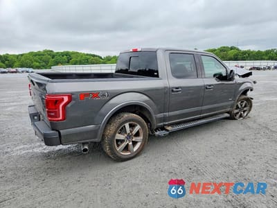Trzecie zdjęcie samochodu z tyłu: 2017 FORD F150 SUPERCREW VIN:1FTEW1EG3HKE03504 - miniatura