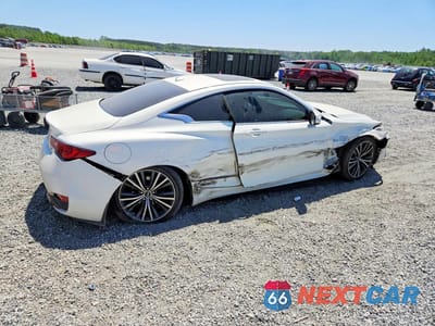Trzecie zdjęcie samochodu z tyłu: 2018 INFINITI Q60 3.0T LUXE VIN:JN1EV7EK2JM341486 - miniatura