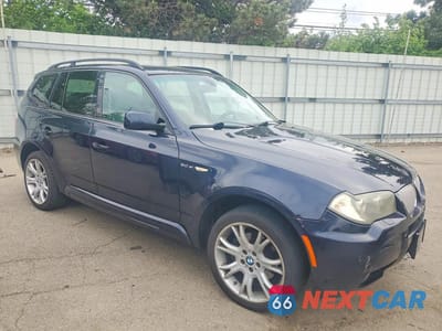 Czwarte zdjęcie samochodu z boku: 2007 BMW X3 3.0SI VIN:WBXPC93447WF26007 - miniatura