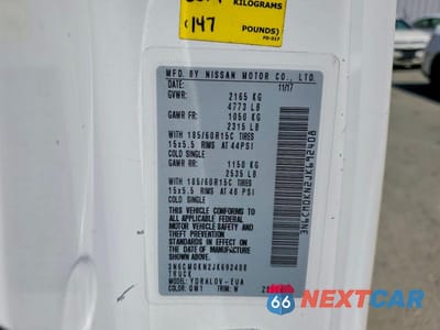 Zdjęcie 13 z 13 samochodu: 2018 NISSAN NV200 S - R&D - CLN TITLE - PRI FLEET VIN:3N6CM0KN2JK692408 - miniatura