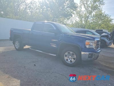 Czwarte zdjęcie samochodu z boku: 2014 GMC SIERRA K1500 SLE VIN:1GTV2UEHXEZ297626 - miniatura