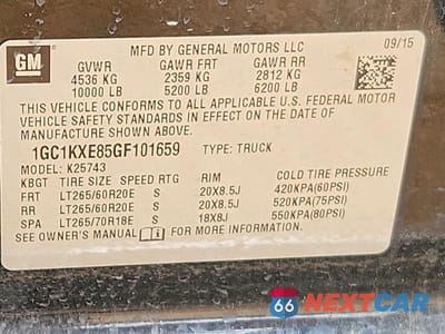 Zdjęcie 13 z 13 samochodu: 2016 CHEVROLET SILVERADO K2500 HIGH COUNTRY VIN:1GC1KXE85GF101659 - miniatura