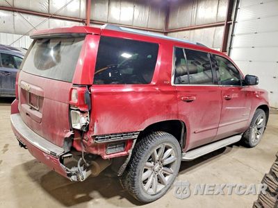 Trzecie zdjęcie samochodu z tyłu: 2015 CHEVROLET TAHOE C1500 LTZ VIN:1GNSCCKC6FR214365 - miniatura