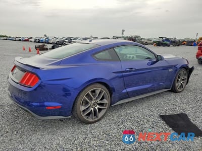 Trzecie zdjęcie samochodu z tyłu: 2016 FORD MUSTANG GT VIN:1FA6P8CF8G5224057 - miniatura