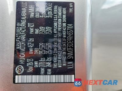Zdjęcie 13 z 13 samochodu: 2024 HYUNDAI TUCSON SEL VIN:5NMJF3DE9RH357104 - miniatura