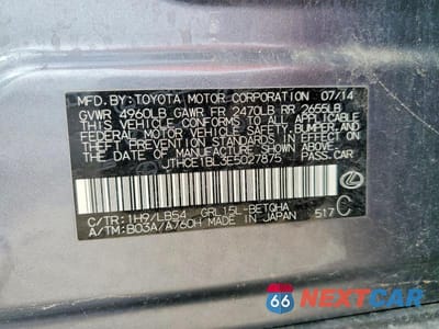 Zdjęcie 12 z 12 samochodu: 2014 LEXUS GS 350 VIN:JTHCE1BL3E5027875 - miniatura