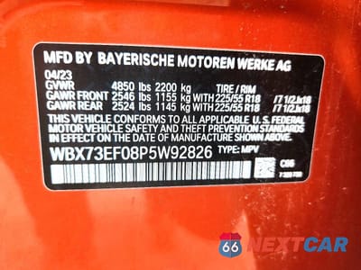 Zdjęcie 13 z 13 samochodu: 2023 BMW X1 XDRIVE28I VIN:WBX73EF08P5W92826 - miniatura