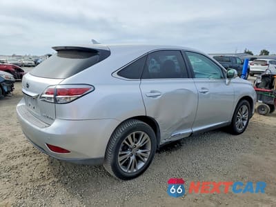 Trzecie zdjęcie samochodu z tyłu: 2013 LEXUS RX 450H VIN:JTJZB1BA7D2412873 - miniatura