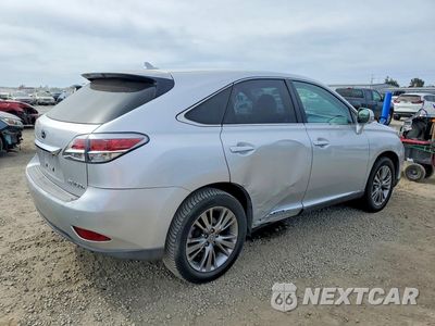 Trzecie zdjęcie samochodu z tyłu: 2013 LEXUS RX 450H VIN:JTJZB1BA7D2412873 - miniatura