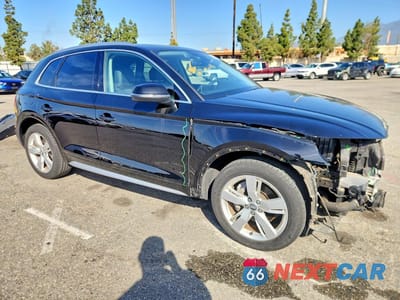 Czwarte zdjęcie samochodu z boku: 2019 AUDI Q5 PREMIUM PLUS VIN:WA1BNAFY1K2021857 - miniatura