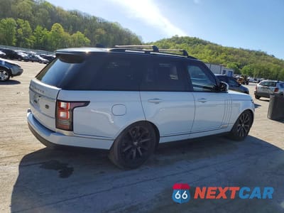 Trzecie zdjęcie samochodu z tyłu: 2017 LAND ROVER RANGE ROVER HSE VIN:SALGS2FV2HA374051 - miniatura