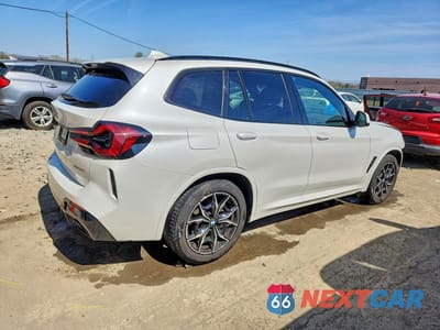 Trzecie zdjęcie samochodu z tyłu: 2023 BMW X3 XDRIVE30I VIN:5UX53DP01P9N94547 - miniatura