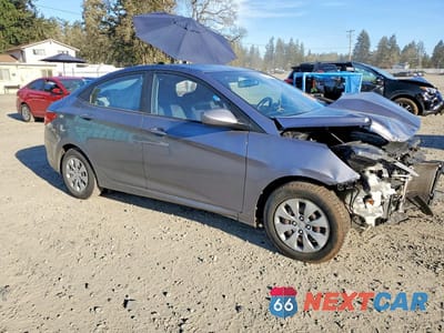 Czwarte zdjęcie samochodu z boku: 2016 HYUNDAI ACCENT SE VIN:KMHCT4AE3GU076011 - miniatura