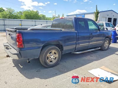 Trzecie zdjęcie samochodu z tyłu: 2006 CHEVROLET SILVERADO C1500 VIN:1GCEC19Z36Z152007 - miniatura