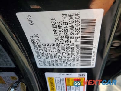 Zdjęcie 12 z 12 samochodu: 2025 HONDA ACCORD HYBRID SPORT VIN:1HGCY2F50SA050111 - miniatura