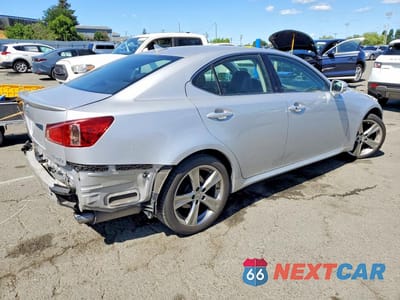 Trzecie zdjęcie samochodu z tyłu: 2011 LEXUS IS 250 BASE VIN:JTHBF5C21B5132772 - miniatura