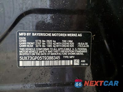 Zdjęcie 12 z 12 samochodu: 2026 BMW X3 M50 VIN:5UX73GP05T9388345 - miniatura