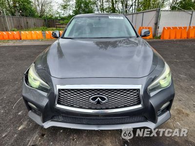 Piąte zdjęcie samochodu w środku: 2014 INFINITI Q50 SPORT VIN:JN1BV7AR4EM697756 - miniatura