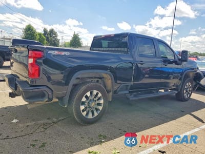 Trzecie zdjęcie samochodu z tyłu: 2023 CHEVROLET SILVERADO K2500 CUSTOM VIN:2GC4YME79P1709287 - miniatura