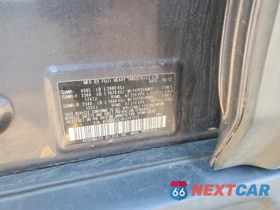 Zdjęcie 12 z 12 samochodu: 2013 SUBARU OUTBACK 2.5I PREMIUM VIN:4S4BRCGC0D3241055 - miniatura