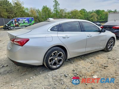 Trzecie zdjęcie samochodu z tyłu: 2021 CHEVROLET MALIBU LT VIN:1G1ZD5ST9MF073346 - miniatura