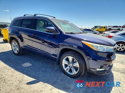 Czwarte zdjęcie samochodu z boku: 2015 TOYOTA HIGHLANDER LIMITED PLATINUM VIN:5TDDKRFH5FS205607 - miniatura