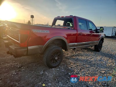 Trzecie zdjęcie samochodu z tyłu: 2021 FORD F250 SUPER DUTY VIN:1FT8W2BT4MED12772 - miniatura