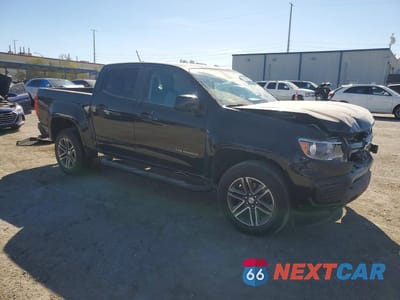 Czwarte zdjęcie samochodu z boku: 2021 CHEVROLET COLORADO VIN:1GCGSBEN1M1131639 - miniatura
