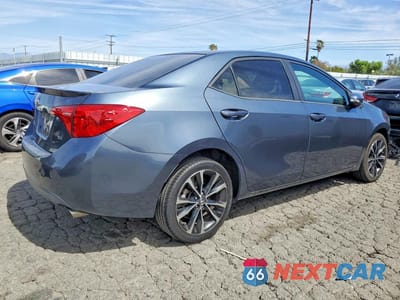 Trzecie zdjęcie samochodu z tyłu: 2019 TOYOTA COROLLA SE VIN:2T1BURHE2KC151948 - miniatura