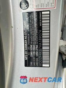 Zdjęcie 10 z 11 samochodu: 2017 MERCEDES-BENZ E 300 4MATIC VIN:WDDZF4KB7HA189074 - miniatura