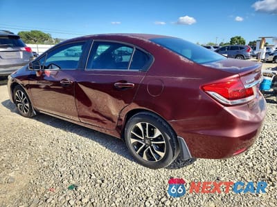Drugie zdjęcie samochodu z przodu: 2013 HONDA CIVIC EX VIN:19XFB2F8XDE018726 - miniatura