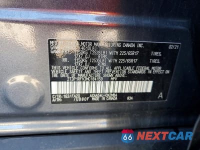 Zdjęcie 14 z 14 samochodu: 2021 TOYOTA RAV4 XLE VIN:2T3P1RFV3MC184159 - miniatura